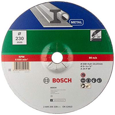 Bosch Accessories 2609256339 2609256339 Afbraamschijf gebogen Diameter 230 mm Boordiameter 22.23 mm Metaal 1 stuk(s)