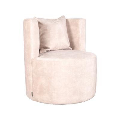 LABEL51 Fauteuil Evy - Naturel - Velours - 65 cm LABEL51 Fauteuil Evy - Naturel - Velours - 65 cm
