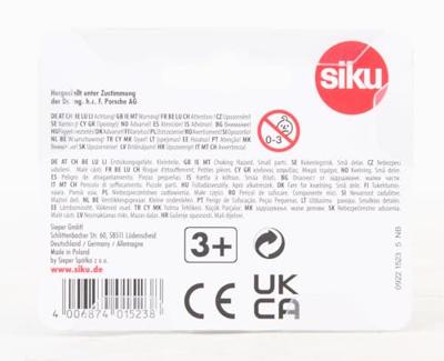 Siku 1523 Porsche 911 Turbo S Convertible