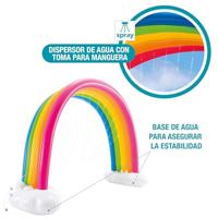 Speelgoed watersproeier Intex Regenboog 300 x 109 x 180 cm PVC - thumbnail