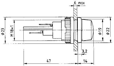 RAFI 5.49.205.018/1301 Kap 1 stuk(s)