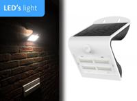 LED&apos;s Light Solar LED Wandlamp met Bewegingssensor 220 - 3 lichtstanden - Automatisch aan/uit - Wit - thumbnail