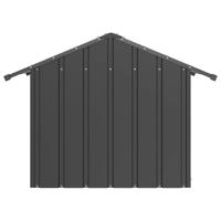 Hondenhok met dak 85x107x81 cm gegalvaniseerd staal - thumbnail