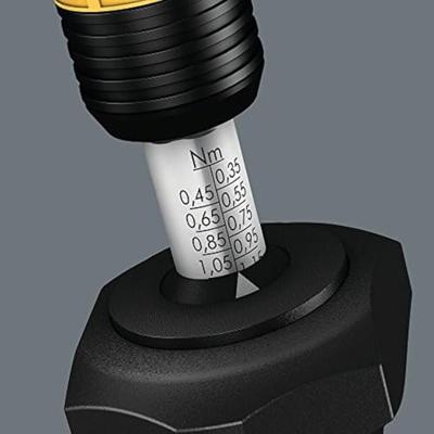Wera 7441 Kraftform ESD instelbare Momentschroevendraaier met Rapidaptor Snelwisselhouder, 1/4 duim, 1,2 - 3,0 Nm - 1 stuk(s) - 05074731001