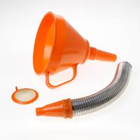 PRESSOL trechter plastic funnel 160mm sb flex. external +strainer - thumbnail