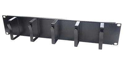 DSI 2U 19 inch metalen kabelgoot 5 haken - DS-1904-2U kabelmanagement