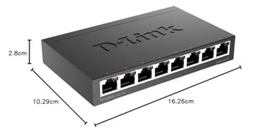 D-Link DGS-108 Netwerk switch 8 poorten 1 GBit/s D-Link DGS-108 Netwerk switch 8 poorten 1 GBit/s
