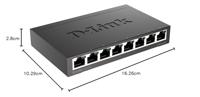 D-Link DGS-108 Netwerk switch 8 poorten 1 GBit/s - thumbnail