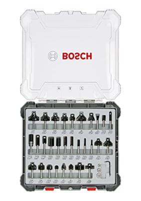 Bosch Accessoires 30-delige gemengde freesset - schachtdiameter 6 mm - 2607017474 Bosch Accessoires 30-delige gemengde freesset - schachtdiameter 6 mm - 2607017474