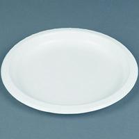 feestborden wit 22,8 cm 8 stuks karton - thumbnail