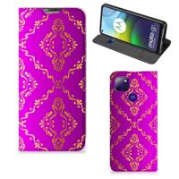 Telefoon Hoesje Motorola Moto G9 Power Barok Roze - thumbnail