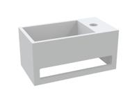 Best Design Mona Rechts fontein incl.handdoekhouder Just Solid 33x18x16cm 4004930 - thumbnail