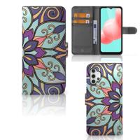 Samsung Galaxy A32 5G Hoesje Purple Flower - thumbnail
