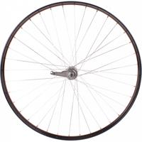 Hi-point Achterwiel 28x1 1/2 zwart, kt remnaaf, spaak 13, westwood profiel aluminium velg. - thumbnail