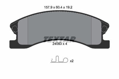 Remblokkenset, schijfrem 2408301