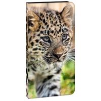 Samsung Galaxy A3 2017 | Telefoonhoesje | Met pasjeshouder | Baby Luipaard - thumbnail