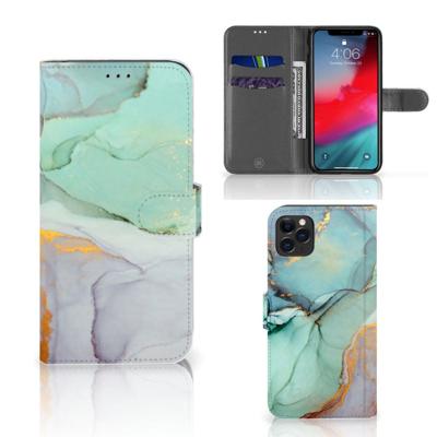 Hoesje voor Apple iPhone 11 Pro Max Watercolor Mix | Portemonnee hoesje