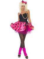 Roze Tutu 80&apos;s verkleedset - thumbnail