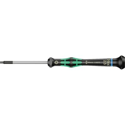 Wera 2054 Kraftform Micro Zeskant-Schroevendraaier, Hex-Plus, 2.5 mm x 60 mm - 1 stuk(s) - 05118070001 Wera 2054 Kraftform Micro Zeskant-Schroevendraaier, Hex-Plus, 2.5 mm x 60 mm - 1 stuk(s) - 05118070001
