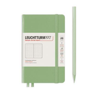 Leuchtturm Sage, Pocket (A6), 187 p., dotted