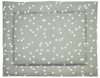 Briljant Baby boxkleed spots stone green 80x100 cm - thumbnail