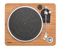HOUSE OF MARLEY Stir It Up Turntable Turntable, 45/33 Turns, aluminiumlegering plaat, stijve metalen arm, Audio-Technica MM Cartridge, hout/zwart - thumbnail