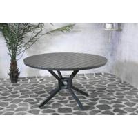 SenS-line Jersey tuintafel antraciet rond 140 cm - thumbnail