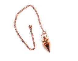 Pendel Messing Punt met Dakje Bronskleurig