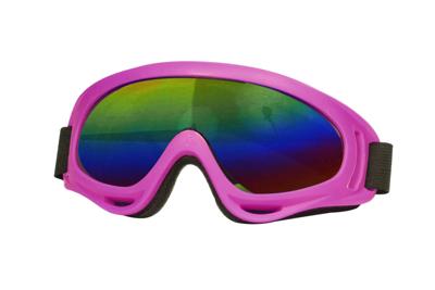 Ski bril neon-pink