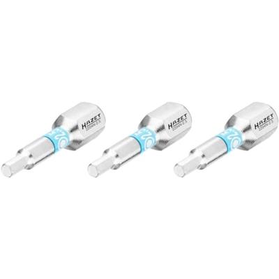 HAZET Bit 2204N-2.5/3 · 1/4 inch (6,3 mm) zeskant massief · Binnen-zeskant-profiel · 3-delig · SW 2,5 mm HAZET Bit 2204N-2.5/3 · 1/4 inch (6,3 mm) zeskant massief · Binnen-zeskant-profiel · 3-delig · SW 2,5 mm