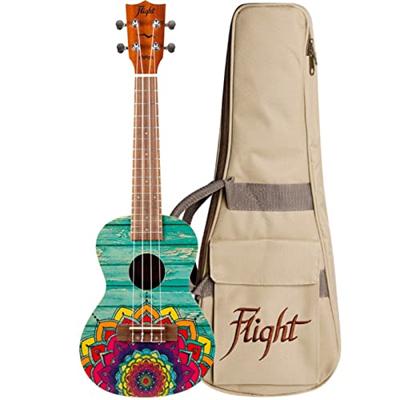 Flight Art Series AUC-33 Mansion concert ukelele met gigbag