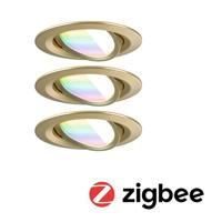 Paulmann 92436 LED-plafondlamp, LED-inbouwlamp 6 W Goud (mat) - thumbnail