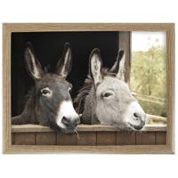 Schootkussen - Laptray - 2 Ezels (43 x 33 cm) - thumbnail