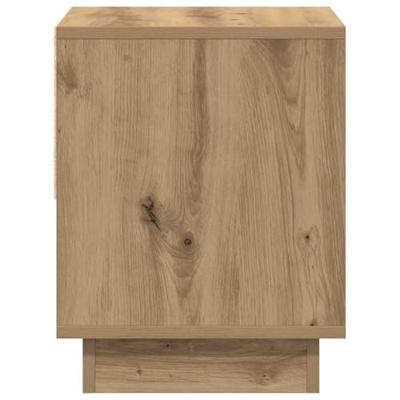 Nachtkastje 2 pcs Artisan Eiken 45 x 34 x 44 cm Bewerkt hout