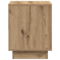 Nachtkast 2 pcs artisanaal eikenkleurig 45 x 34 x 44 cm - thumbnail