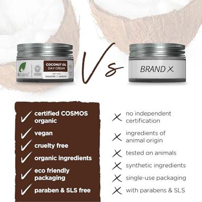 Dr Organic Kokosolie Dagcrème - thumbnail