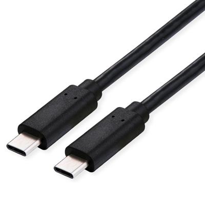 VALUE USB4 Gen3x2 Kabel, C-C, M/M, 40Gbit/s, 100W , zwart, 0,8 m VALUE USB4 Gen3x2 Kabel, C-C, M/M, 40Gbit/s, 100W , zwart, 0,8 m