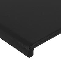 Hoofdborden 2 st 72x5x78/88 cm kunstleer zwart - thumbnail