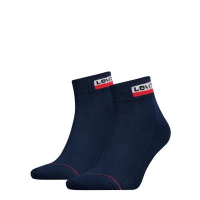 Levi's Mid Cut Sprtwr Logo Dress Blues 2-Pack-35/38