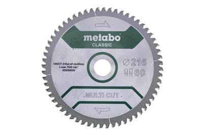 Metabo 628066000 Cirkelzaagblad 216 mm 1 stuk(s) Metabo 628066000 Cirkelzaagblad 216 mm 1 stuk(s)
