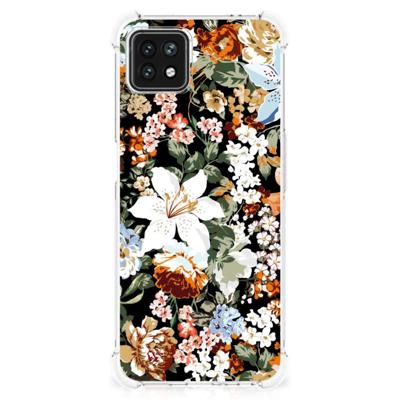 Case voor OPPO A53 5G | A73 5G Dark Flowers Case voor OPPO A53 5G | A73 5G Dark Flowers