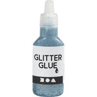Creativ Company Glitterlijm, lichtblauw, 25 ml/ 1 fles - thumbnail