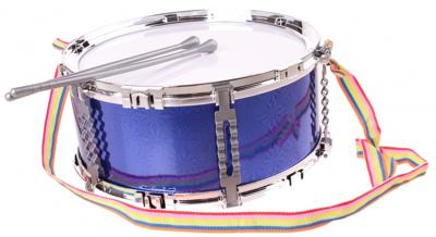 Johntoy drum met sticks blauw 30 cm Johntoy drum met sticks blauw 30 cm