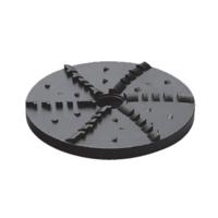 IWH Reserveschijf voor ijskrabber Zwart - thumbnail