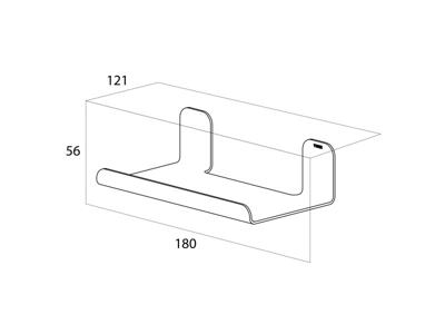 Tiger Planchet Colar 30 cm RVS Gepolijst
