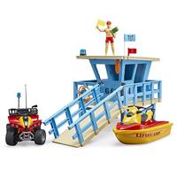Bruder bworld reddingsbrigade station speelfiguur (62780) - thumbnail