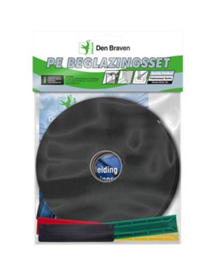 Zwaluw PE-Beglazingsset | Grijs | 6 stuks - 211501