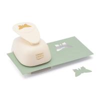 Vaessen Creative • figuurpons set hart bloem vlinder 3st. - thumbnail