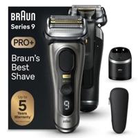Braun Series 9 Pro+ 9565cc Wet & Dry Scheerapparaat met scheerblad Trimmer Metallic - thumbnail