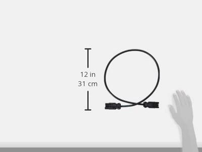 Bachmann 375.053 Verbindingskabel Zwart 1.00 m